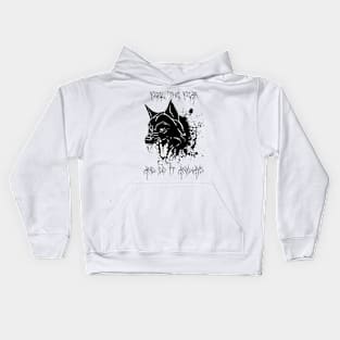 Fear Wolf Kids Hoodie